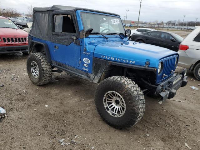 1J4FA49SX3P325571 - 2003 JEEP WRANGLER / SPORT BLUE photo 4