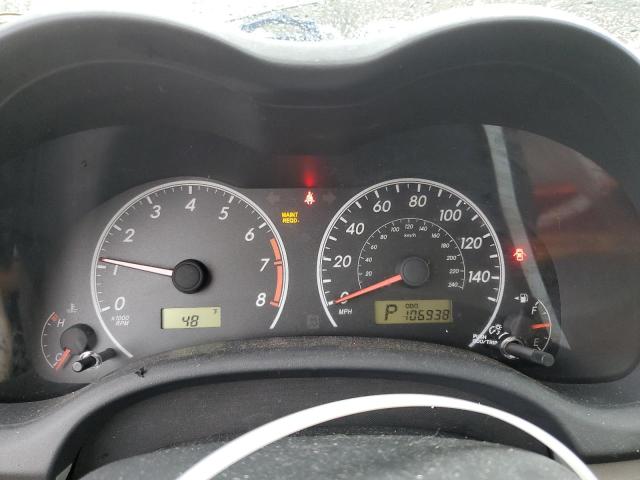 5YFBU4EEXCP040508 - 2012 TOYOTA COROLLA BASE GRAY photo 9