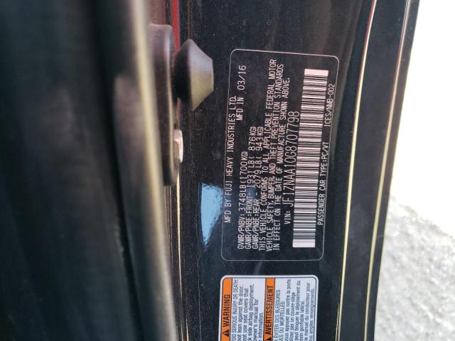 JF1ZNAA10G8707798 - 2016 TOYOTA SCION FR-S BLACK photo 12