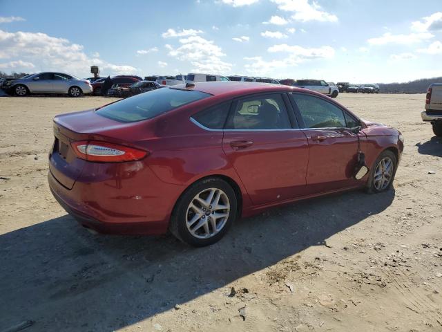 1FA6P0H78G5120039 - 2016 FORD FUSION SE RED photo 3