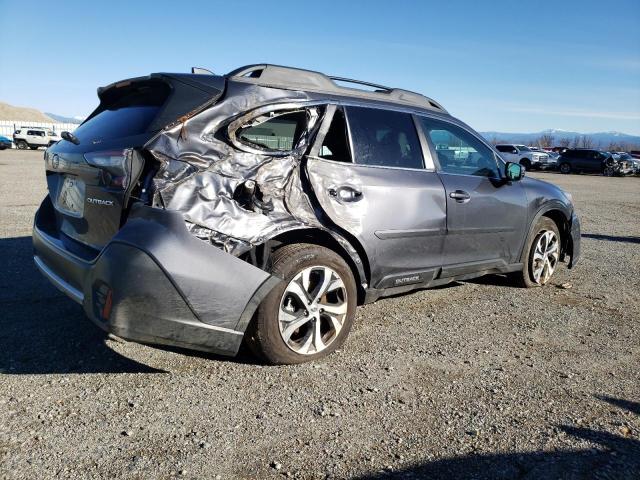 4S4BTANC2N3272625 - 2022 SUBARU OUTBACK LIMITED GRAY photo 3