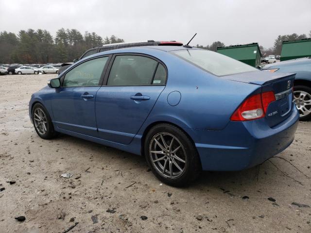 JHMFA36259S002814 - 2009 HONDA CIVIC HYBRID BLUE photo 2