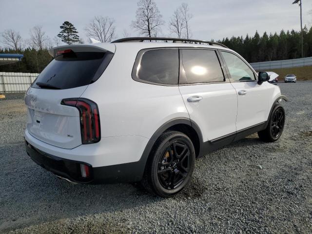 5XYP3DGC6RG433956 - 2024 KIA TELLURIDE EX WHITE photo 3