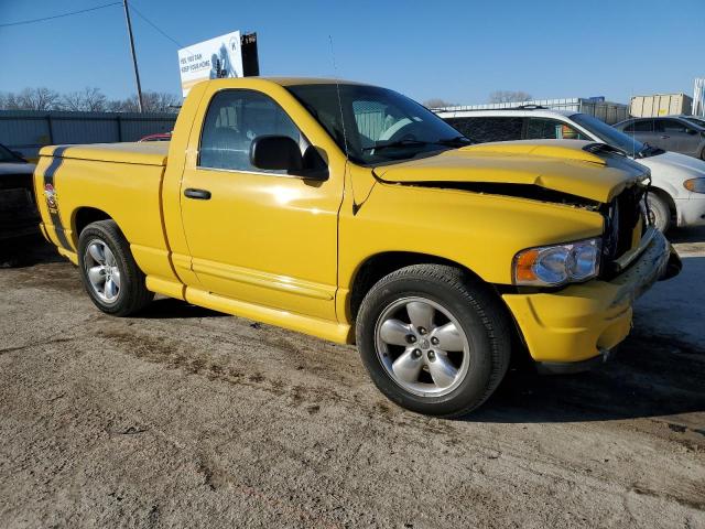 1D7HU16D74J264992 - 2004 DODGE RAM 1500 ST YELLOW photo 4