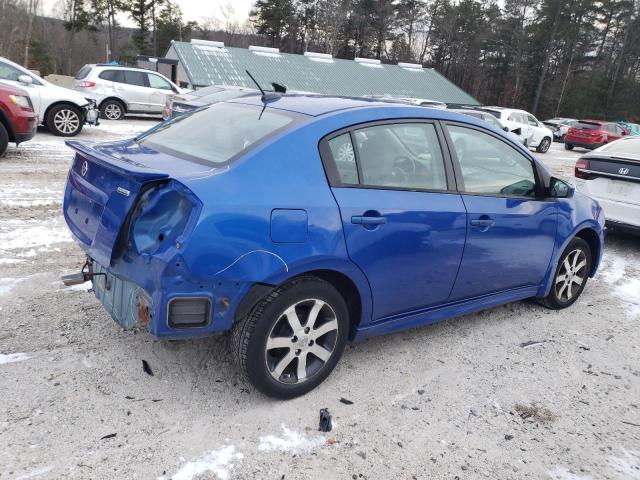 3N1AB6AP3CL689782 - 2012 NISSAN SENTRA 2.0 BLUE photo 3