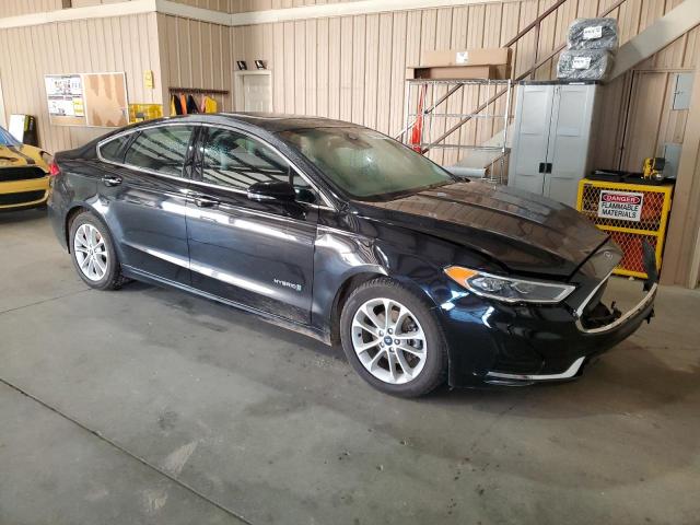 3FA6P0MU3KR112982 - 2019 FORD FUSION SEL BLACK photo 4