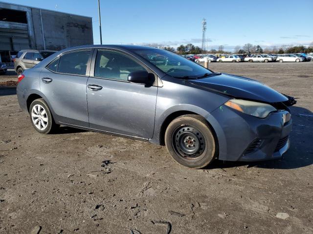 5YFBURHE2FP282321 - 2015 TOYOTA COROLLA L GRAY photo 4