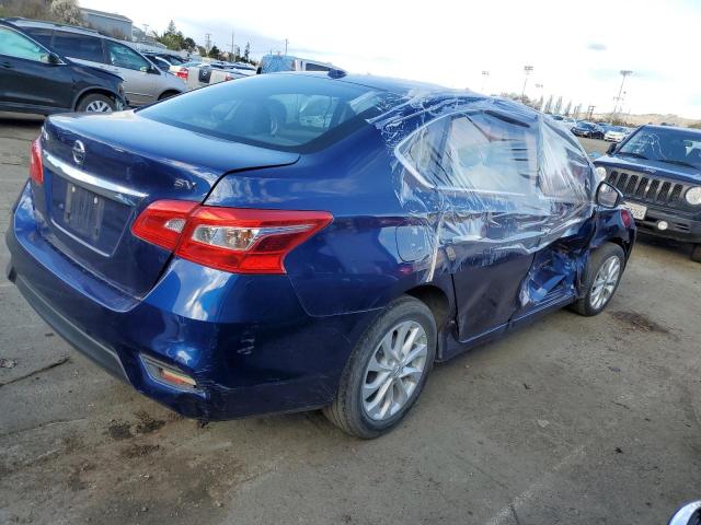 3N1AB7AP3KL613354 - 2019 NISSAN SENTRA S BLUE photo 3