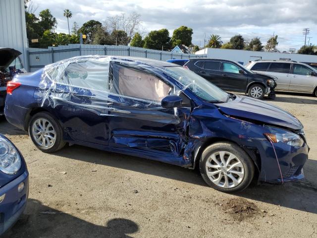 3N1AB7AP3KL613354 - 2019 NISSAN SENTRA S BLUE photo 4