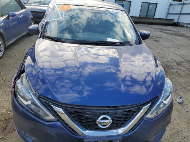 3N1AB7AP3KL613354 - 2019 NISSAN SENTRA S BLUE photo 5