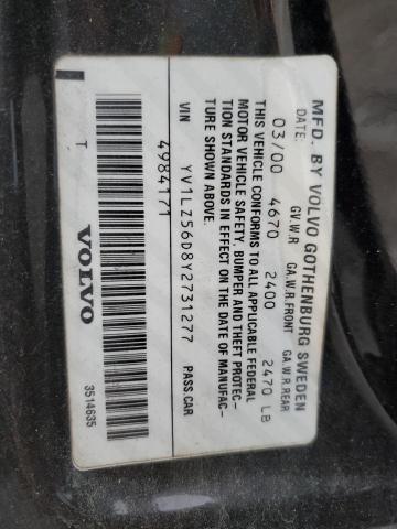 YV1LZ56D8Y2731277 - 2000 VOLVO V70 XC BLACK photo 12