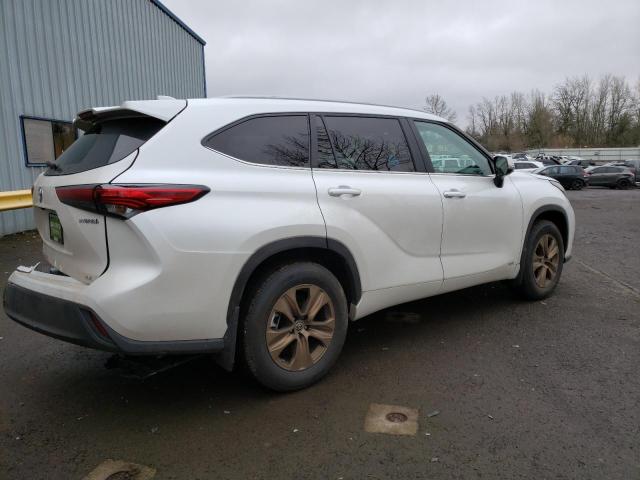 5TDABRCH7PS564529 - 2023 TOYOTA HIGHLANDER HYBRID BRONZE WHITE photo 3