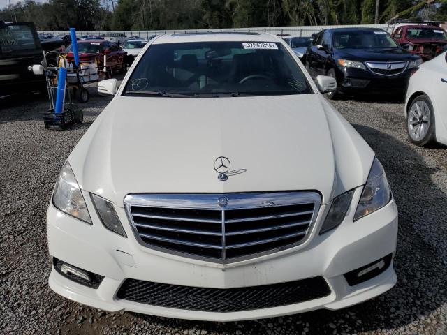 WDDHF5GB0BA279152 - 2011 MERCEDES-BENZ E 350 WHITE photo 5