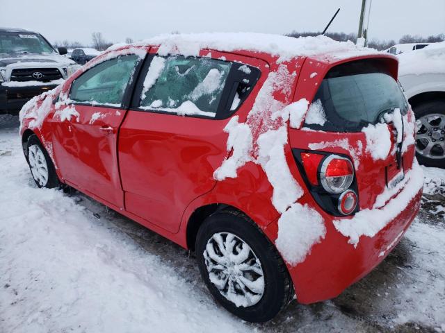 1G1JA6SH5F4159422 - 2015 CHEVROLET SONIC LS RED photo 2