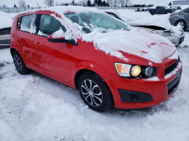 1G1JA6SH5F4159422 - 2015 CHEVROLET SONIC LS 红色 照片 4