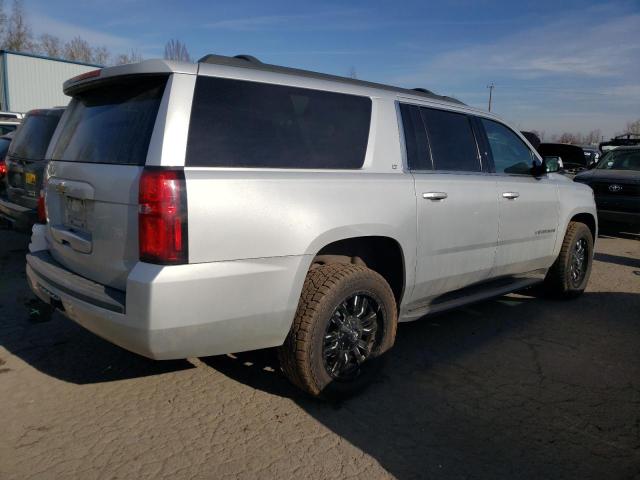 1GNSKJKC0FR684124 - 2015 CHEVROLET SUBURBAN K1500 LT SILVER photo 3