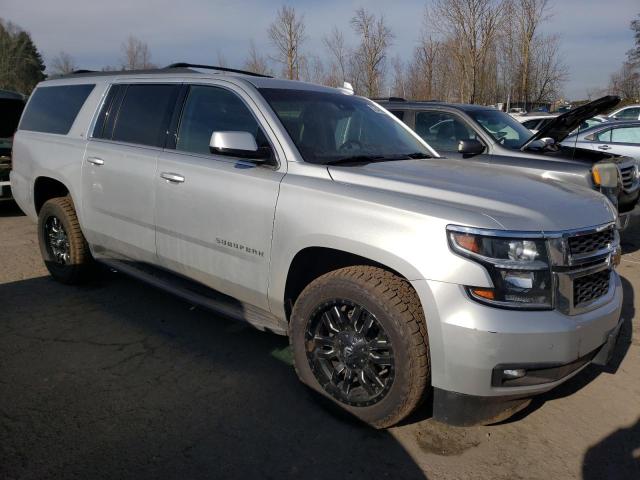 1GNSKJKC0FR684124 - 2015 CHEVROLET SUBURBAN K1500 LT SILVER photo 4