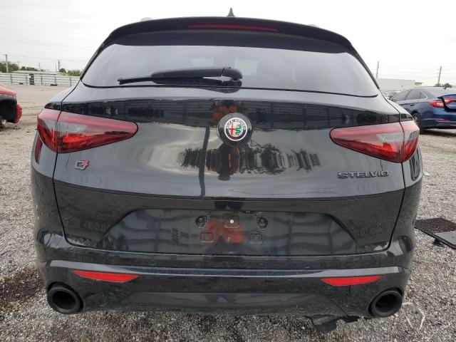 ZASPAKAN1L7C75090 - 2020 ALFA ROMEO STELVIO BLACK photo 6