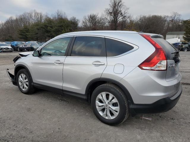 2HKRM4H76DH609770 - 2013 HONDA CR-V EXL SILVER photo 2