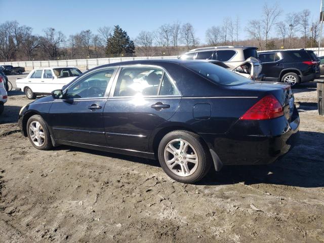 1HGCM56787A043770 - 2007 HONDA ACCORD EX BLACK photo 2