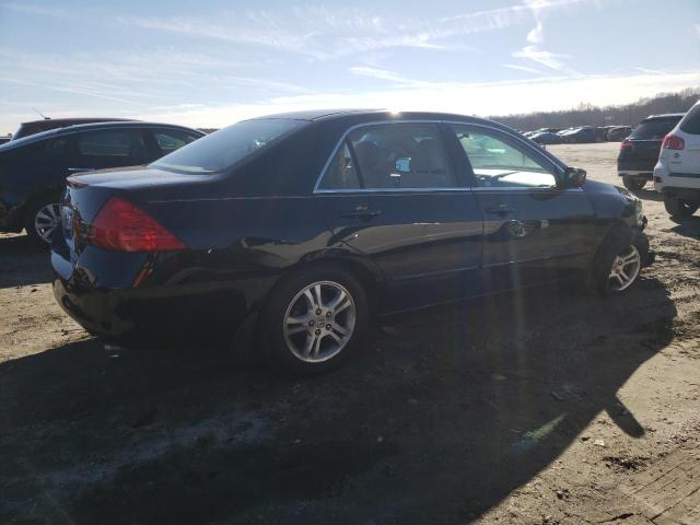 1HGCM56787A043770 - 2007 HONDA ACCORD EX BLACK photo 3