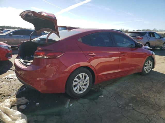 5NPD74LF2HH036825 - 2017 HYUNDAI ELANTRA SE RED photo 3