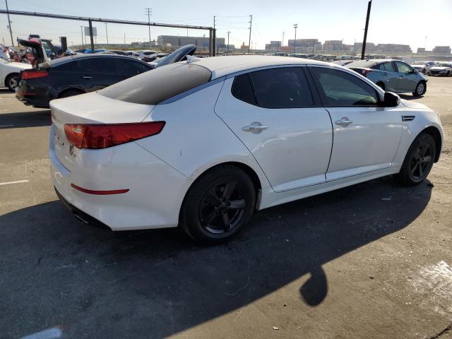 KNAGM4A79F5664747 - 2015 KIA OPTIMA LX WHITE photo 3