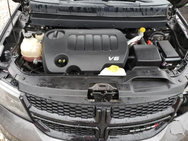 3C4PDDEG7HT502566 - 2017 DODGE JOURNEY GT GRAY photo 12