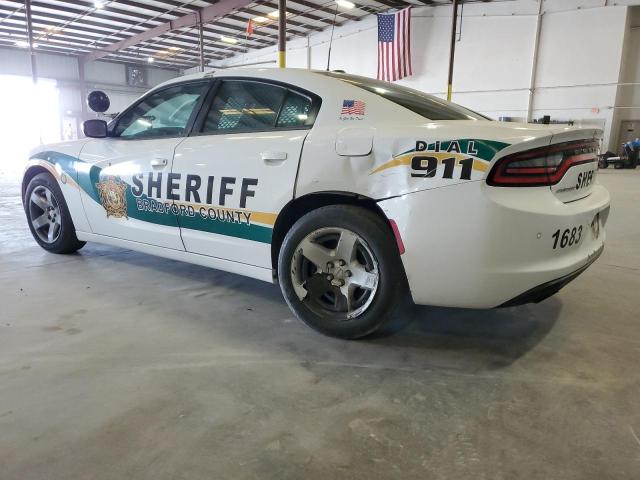 2C3CDXAG7JH239441 - 2018 DODGE CHARGER POLICE WHITE photo 2