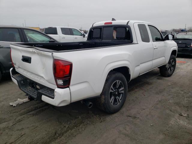 5TFSX5EN7KX067095 - 2019 TOYOTA TACOMA ACCESS CAB WHITE photo 3