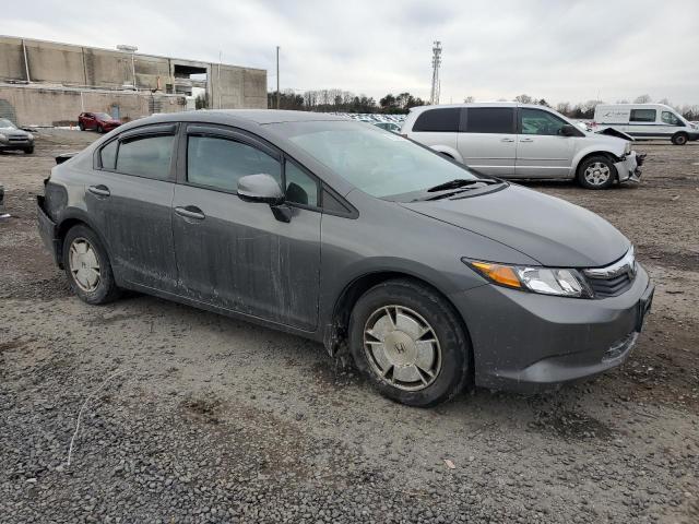 2HGFB2F69CH522753 - 2012 HONDA CIVIC HF GRAY photo 4