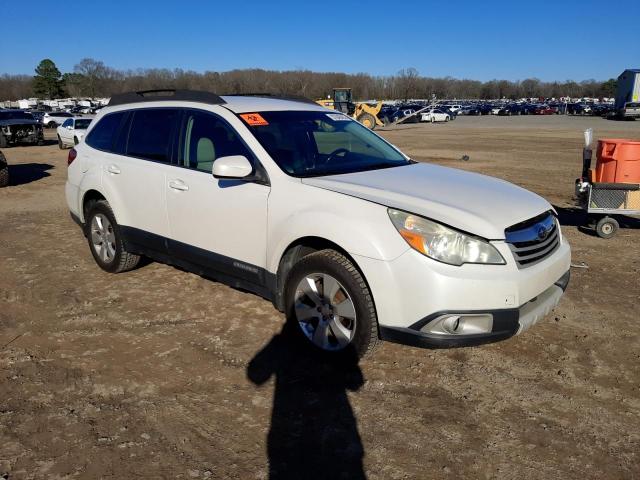 4S4BRCJC6B3377535 - 2011 SUBARU OUTBACK 2.5I LIMITED WHITE photo 4