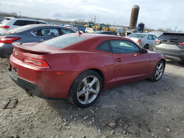 2G1FD1E30F9246478 - 2015 CHEVROLET CAMARO LT RED photo 3