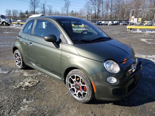 3C3CFFBR2CT181804 - 2012 FIAT 500 SPORT GREEN photo 4