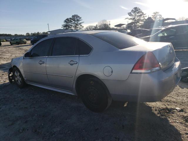 2G1WB5EN7A1231448 - 2010 CHEVROLET IMPALA LT SILVER photo 2