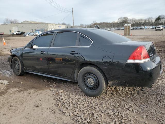 2G1WD5EM4B1284451 - 2011 CHEVROLET IMPALA POLICE BLACK photo 2