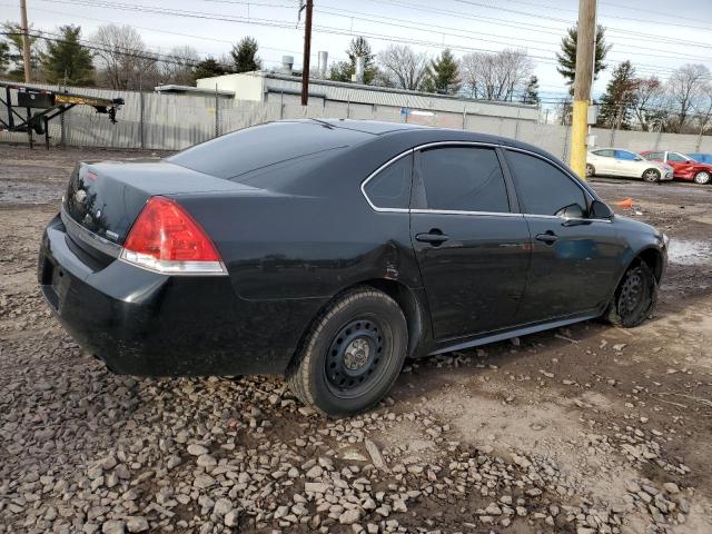 2G1WD5EM4B1284451 - 2011 CHEVROLET IMPALA POLICE BLACK photo 3