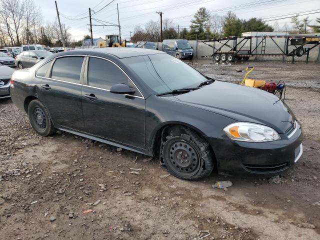 2G1WD5EM4B1284451 - 2011 CHEVROLET IMPALA POLICE BLACK photo 4