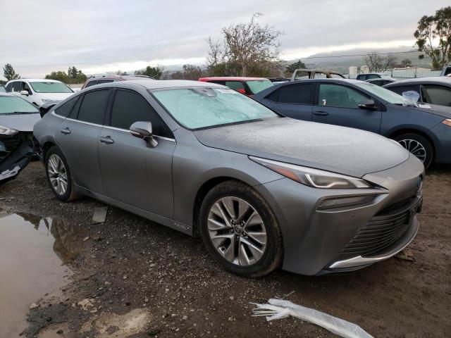 JTDAAAAA5MA000753 - 2021 TOYOTA MIRAI XLE GRAY photo 4