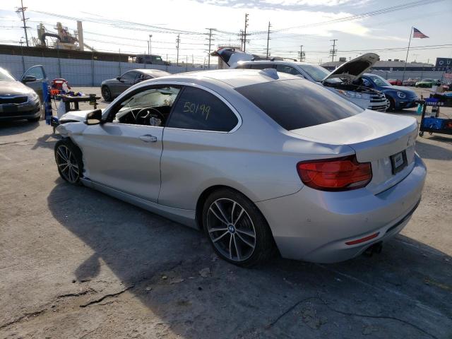 WBA2J1C51JVD09029 - 2018 BMW 230I SILVER photo 2