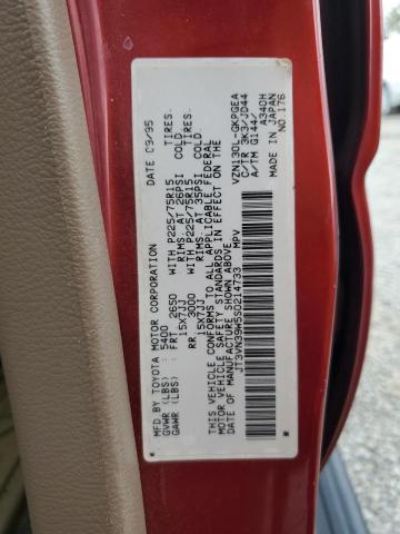 JT3VN39W5S0214733 - 1995 TOYOTA 4RUNNER VN39 SR5 红色 照片 13