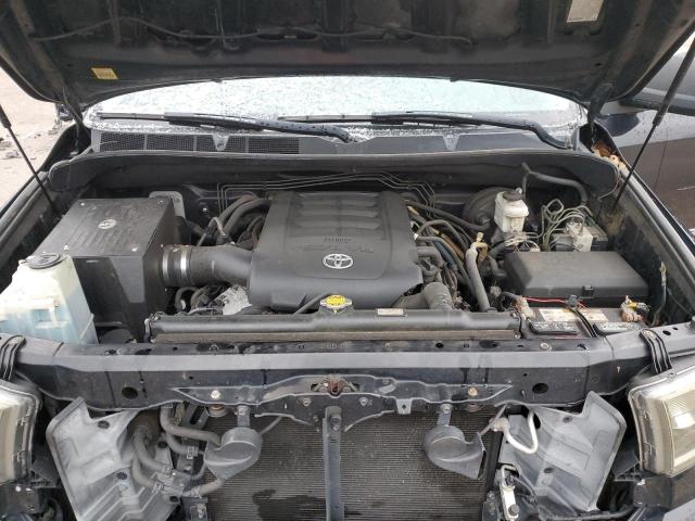 5TFUY5F14CX255561 - 2012 TOYOTA TUNDRA DOUBLE CAB SR5 BLACK photo 11