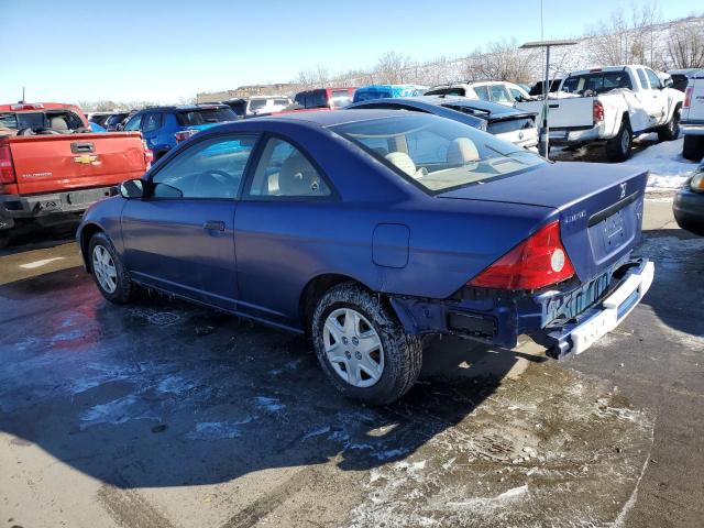 1HGEM21134L084639 - 2004 HONDA CIVIC DX VP Mavi foto 2