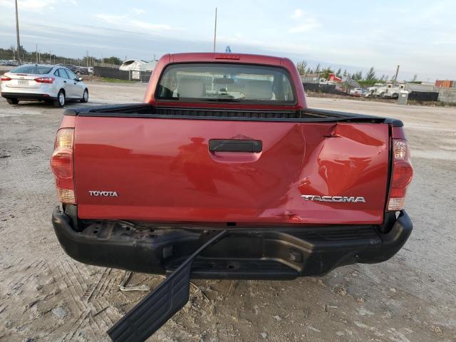 5TENX22NX8Z590905 - 2008 TOYOTA TACOMA RED photo 6