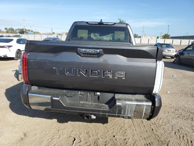 5TFMA5AB2NX005596 - 2022 TOYOTA TUNDRA CREWMAX PLATINUM Grau Foto 6