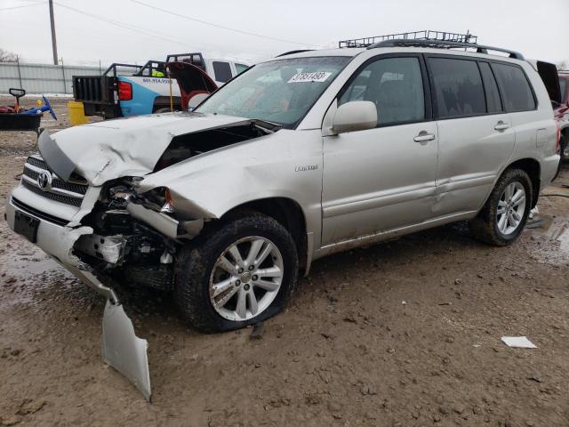 JTEEW21A460003883 - 2006 TOYOTA HIGHLANDER HYBRID SILVER photo 1