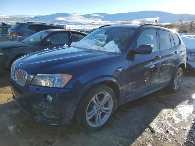 5UXWX7C56BL731828 - 2011 BMW X3 XDRIVE35I BLUE photo 1