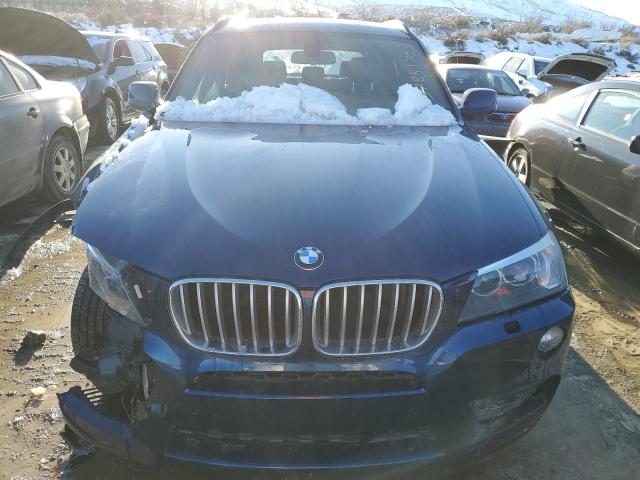 5UXWX7C56BL731828 - 2011 BMW X3 XDRIVE35I BLUE photo 5