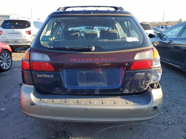 4S3BH675547623200 - 2004 SUBARU LEGACY OUTBACK AWP BLUE photo 6