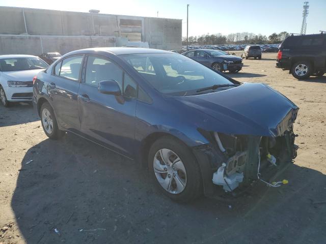 2HGFB2F55DH560778 - 2013 HONDA CIVIC LX BLUE photo 4